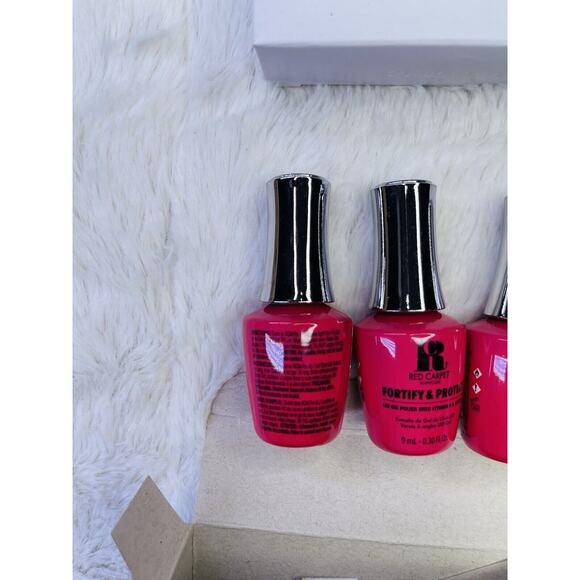 Red Carpet Manicure LED Gel Nail Polish Lacquer Enamel Film Debut Red Carpet 9pk - Picture 7 of 8